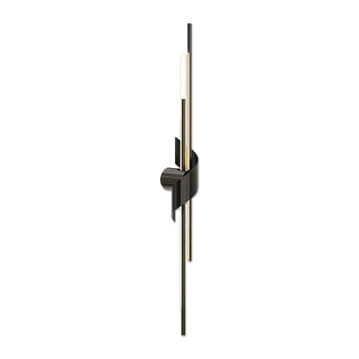 2 Lamp Linjär Vägglampa Italiensk Lyx Solid Koppar Ljus
