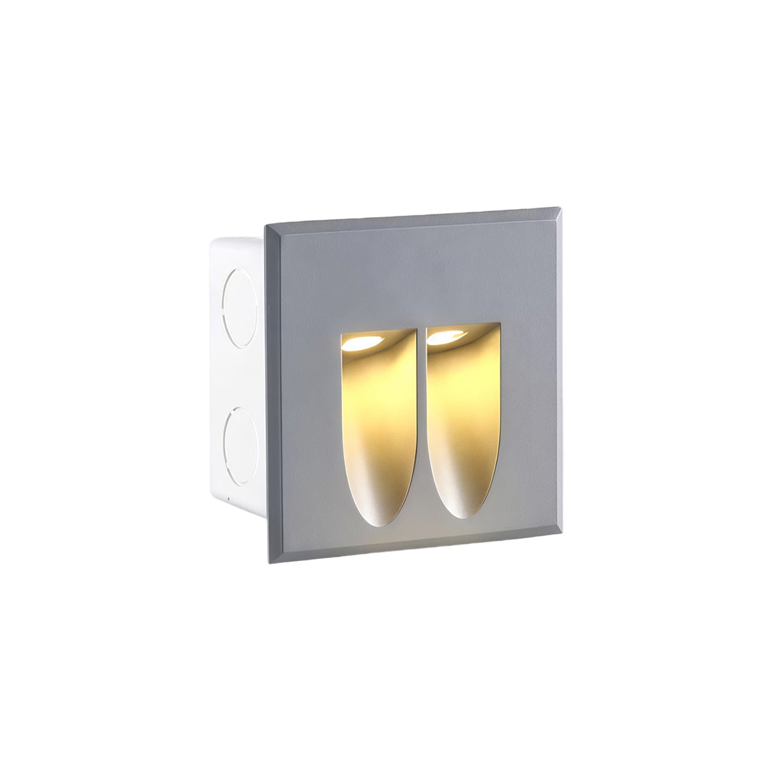 【2 ST】stege LED-lampa infälld LED rörelsesensorlampa