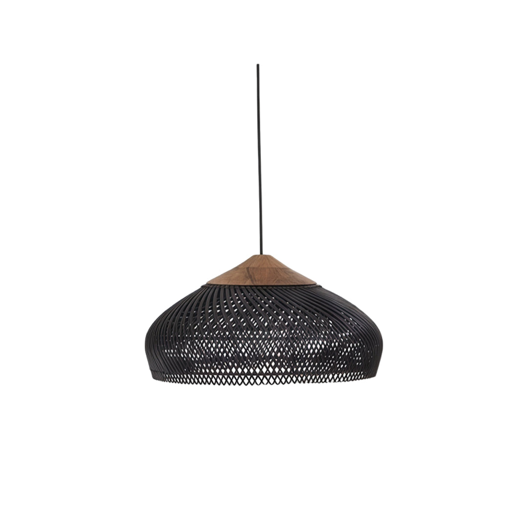 Vävda Ljuskronor Wabi-Sabi Rattan Taklampa