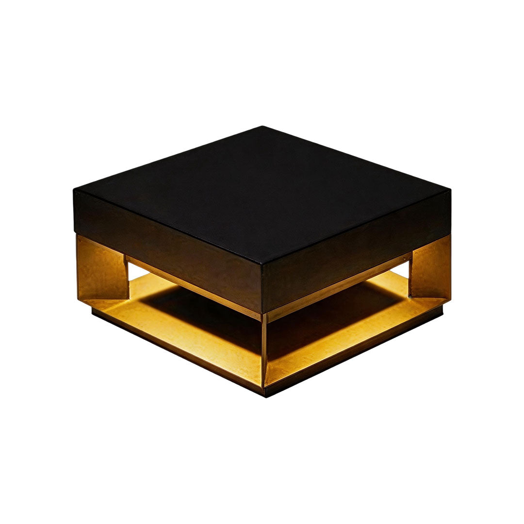 Infart Säule Belysning Modern Fyrkantig Metall Lampa