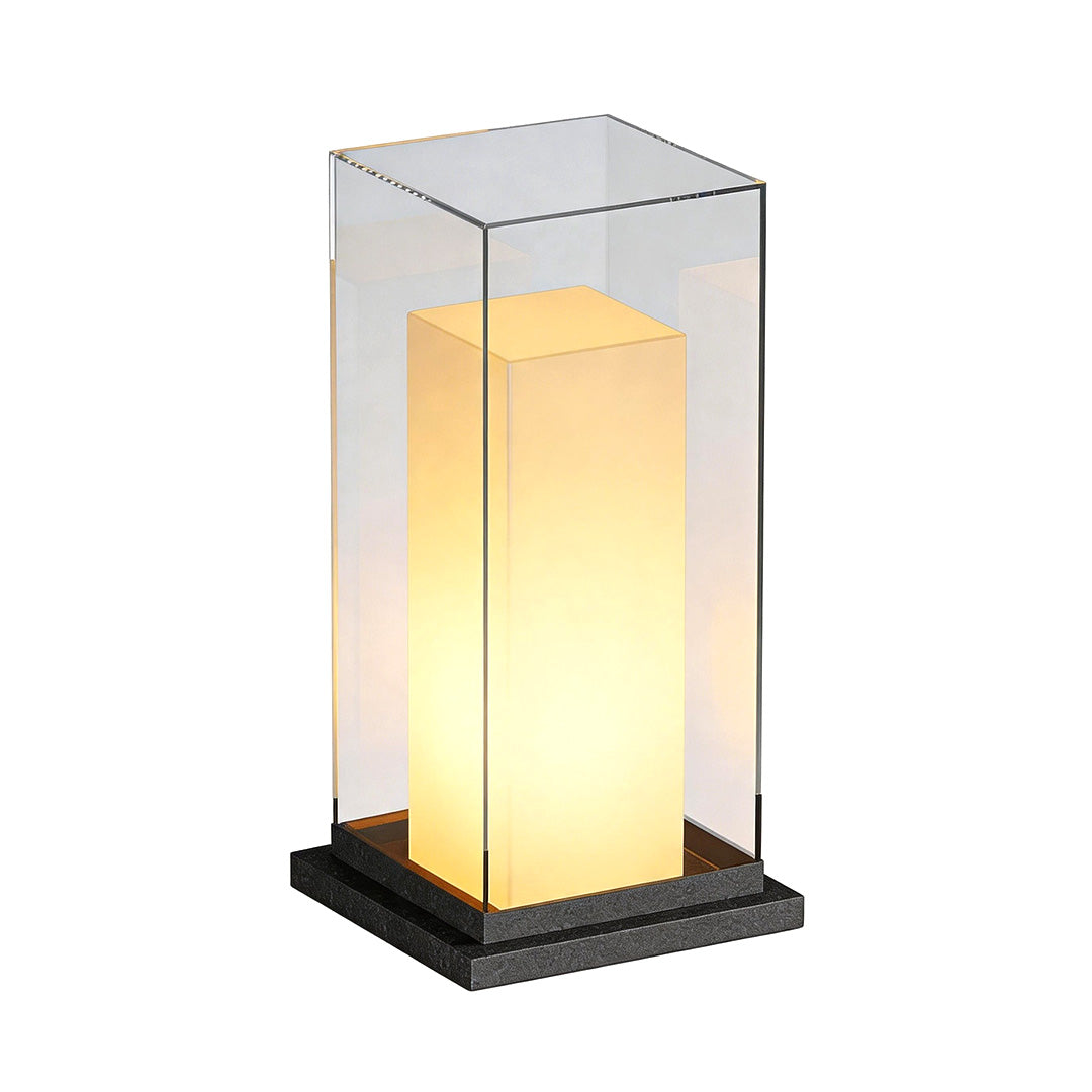 Kvadratisk Bollard Lampa Utomhus LED Landskapsbelysning
