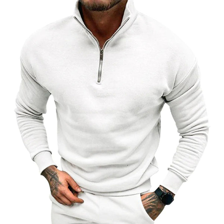 Herr Pullover Halv Dragkedja
