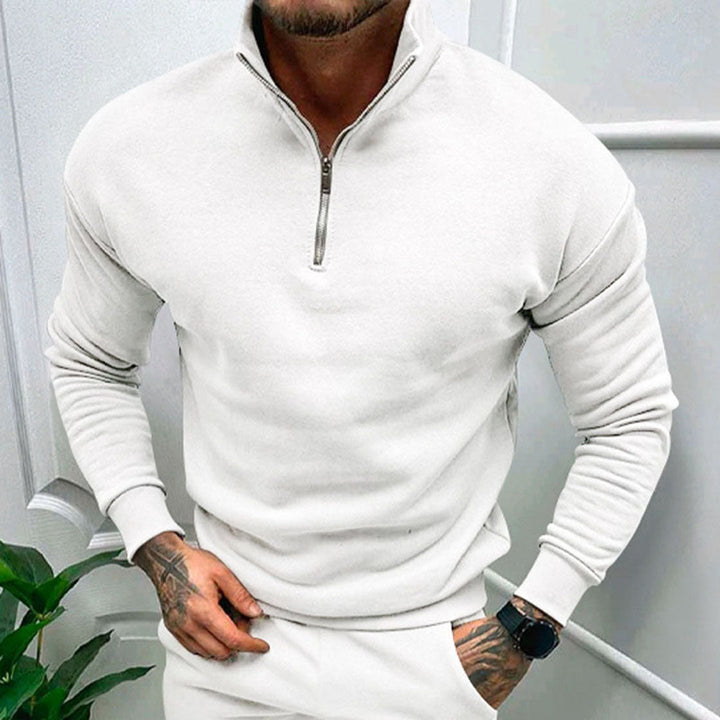 Herr Pullover Halv Dragkedja