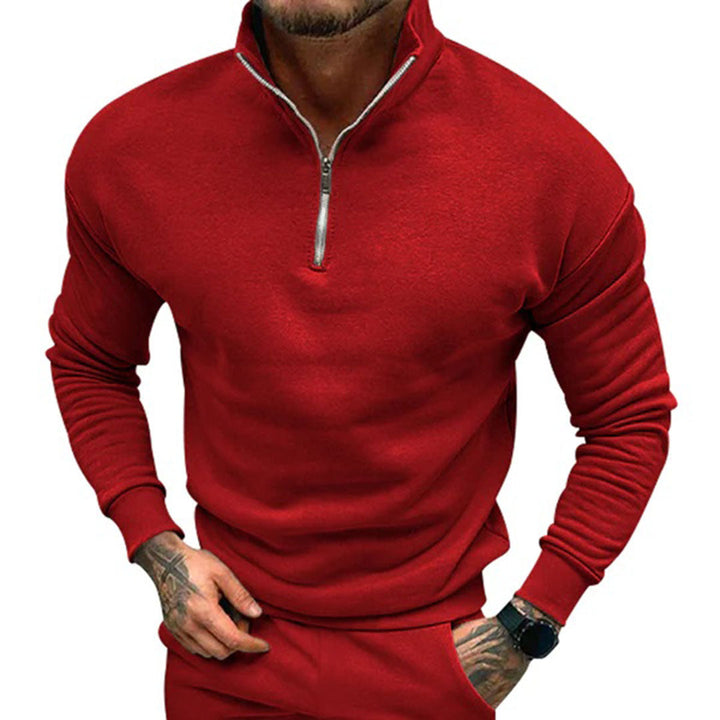 Herr Pullover Halv Dragkedja