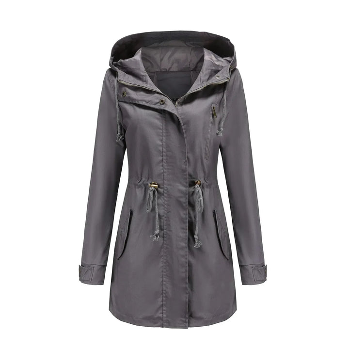| Dam parka isolerad vinter