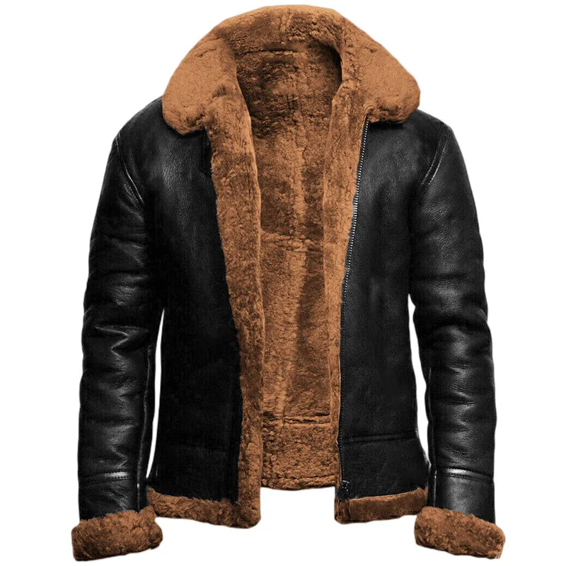 | Läder vinter Kappa