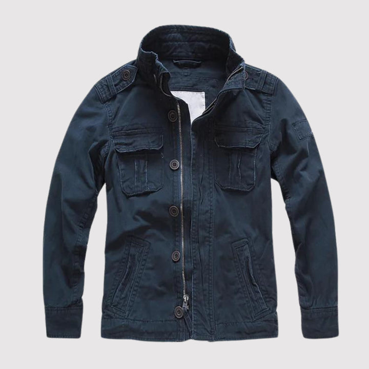 | Retro-Jeans Jacka med flera fickor