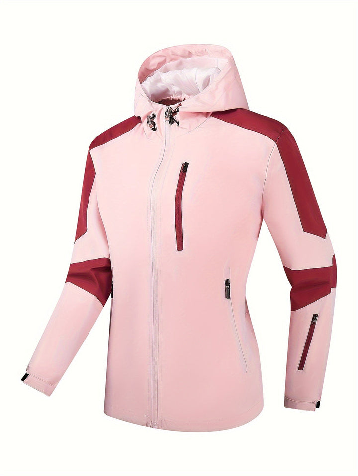 | Sporty Rainkappa för Dam i Plus Storlekar - Active, stilren &amp; väderproof