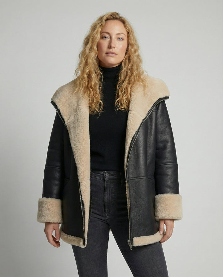 Värm streetwear jacka dam