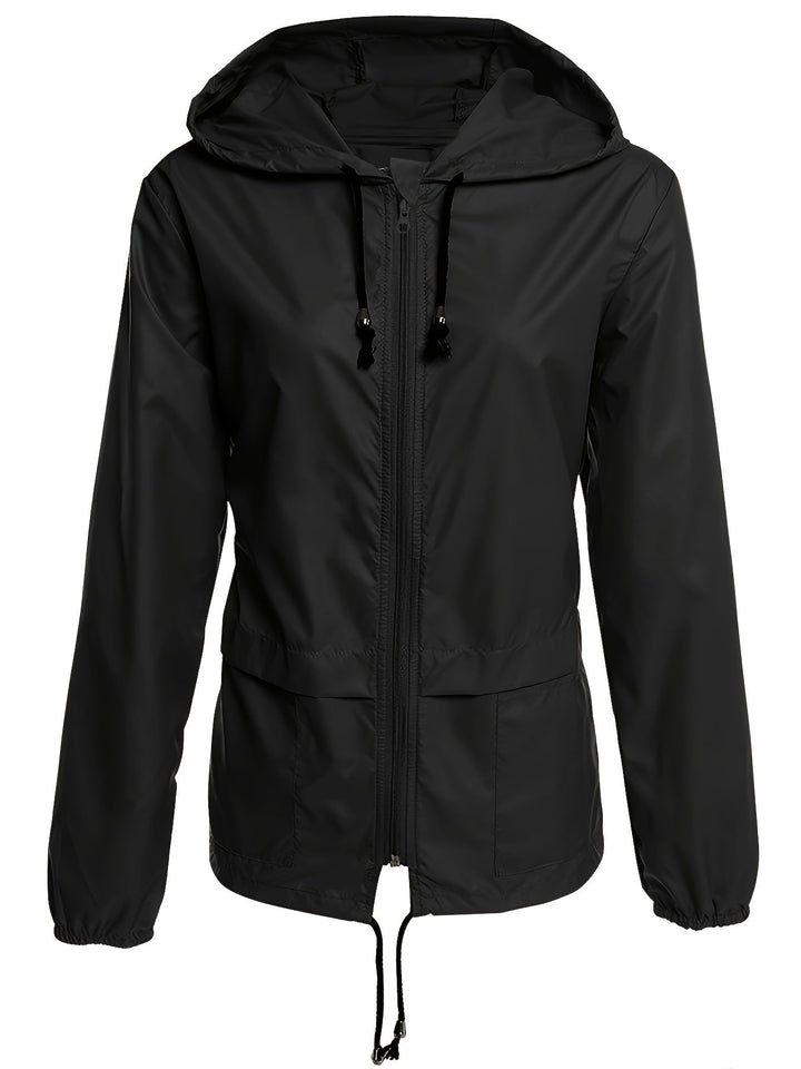 | med huva Windbreaker - stilren, mångsidig &amp; väderproof