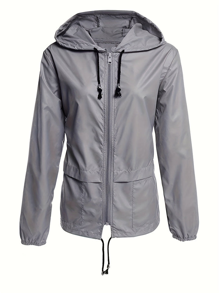 | med huva Windbreaker - stilren, mångsidig &amp; väderproof