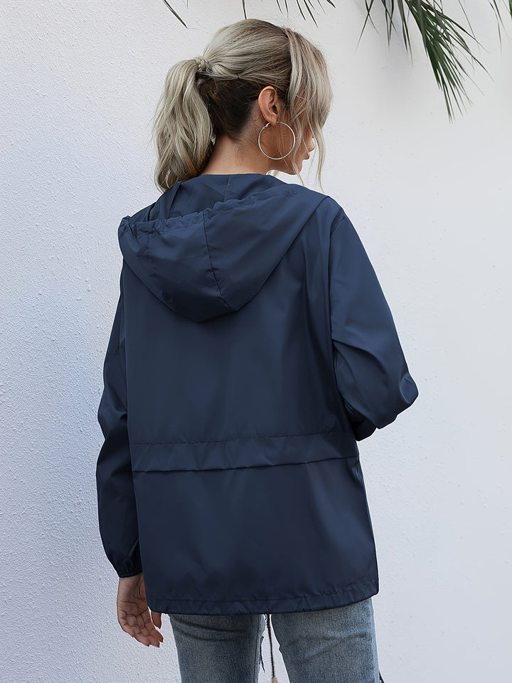 | med huva Windbreaker - stilren, mångsidig &amp; väderproof