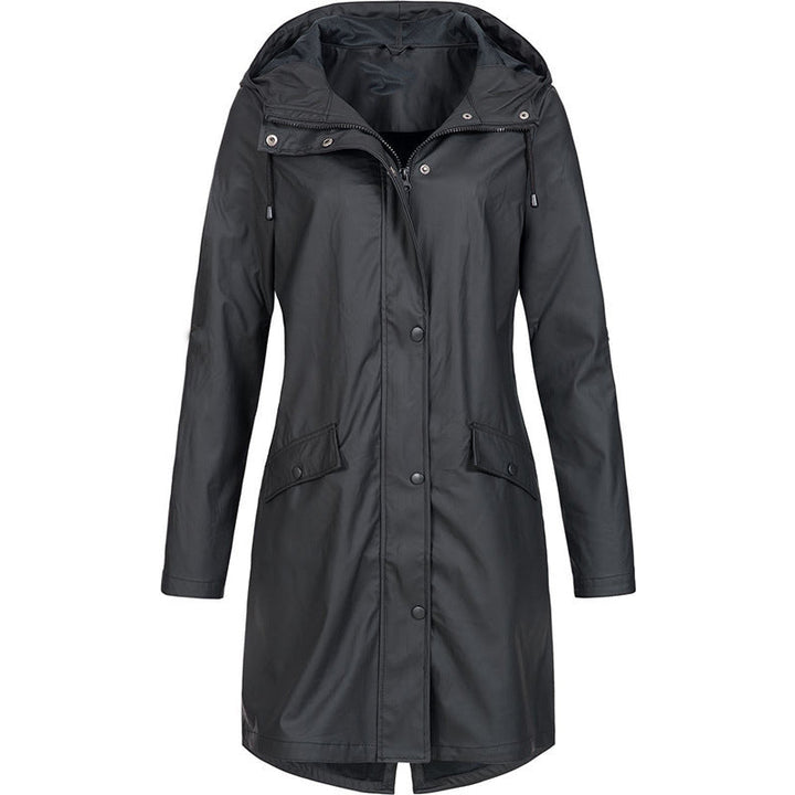 | regnjacka Dam - stilren med huva Jacka