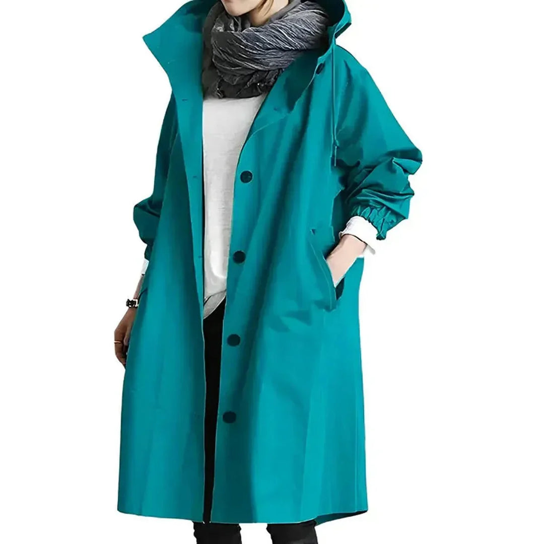 Dam Light med Huva Vindjacka Water Repellent