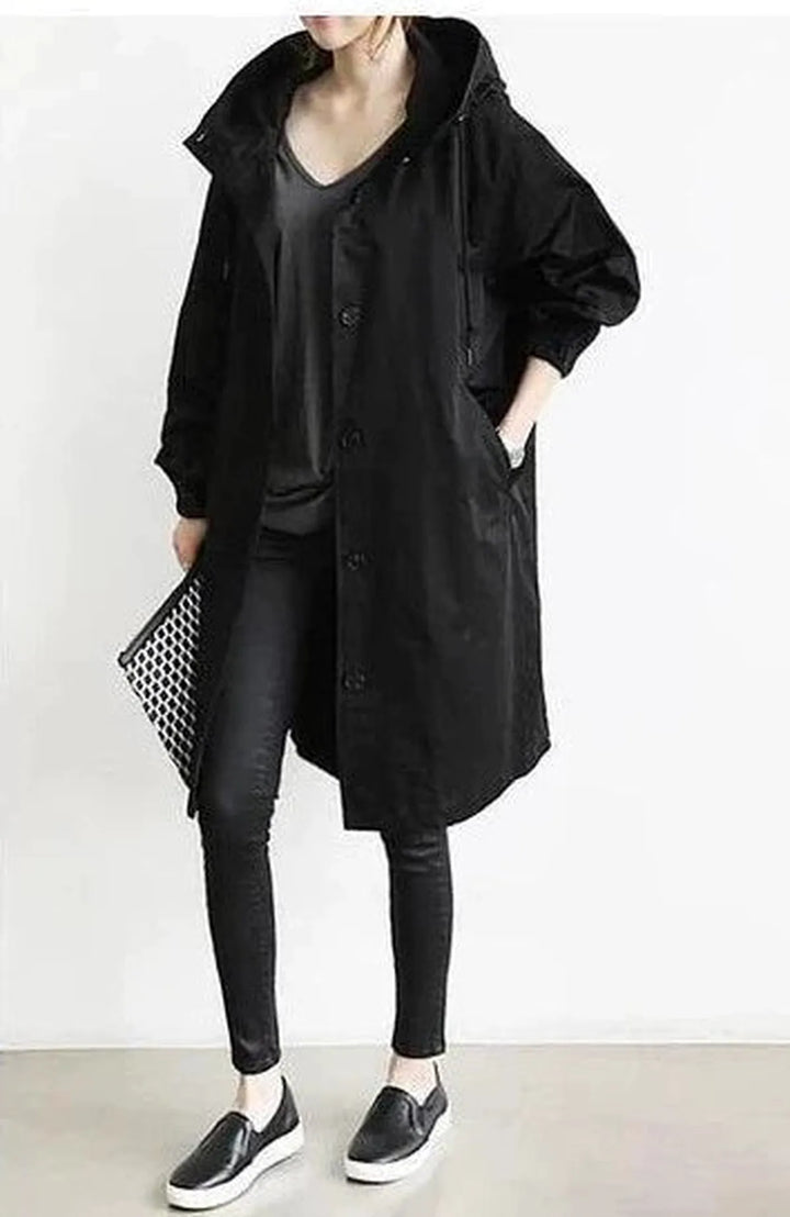 Dam Light med Huva Vindjacka Water Repellent