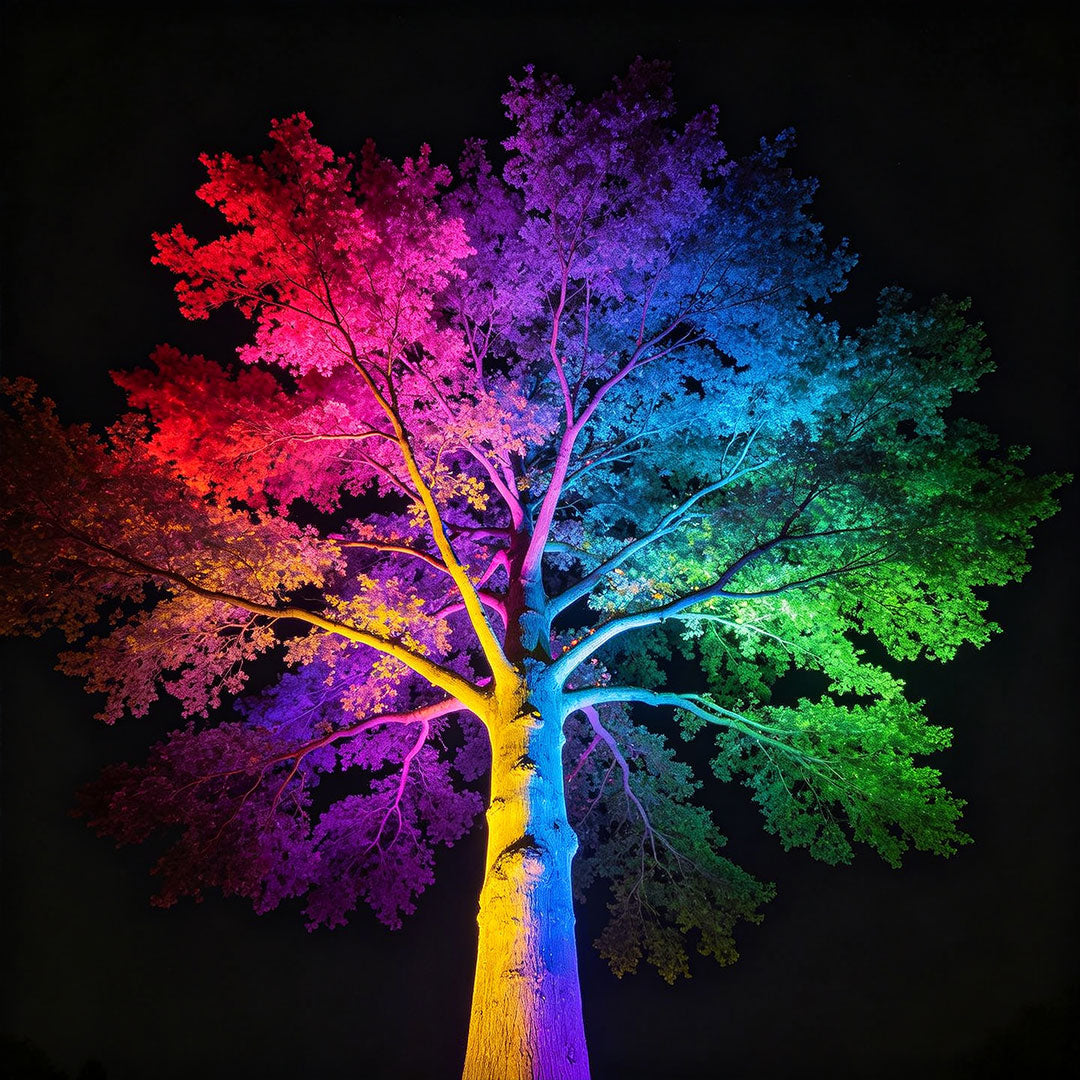 Färgade Flodljus Moderna Utomhus RGB LED Metallbelysning