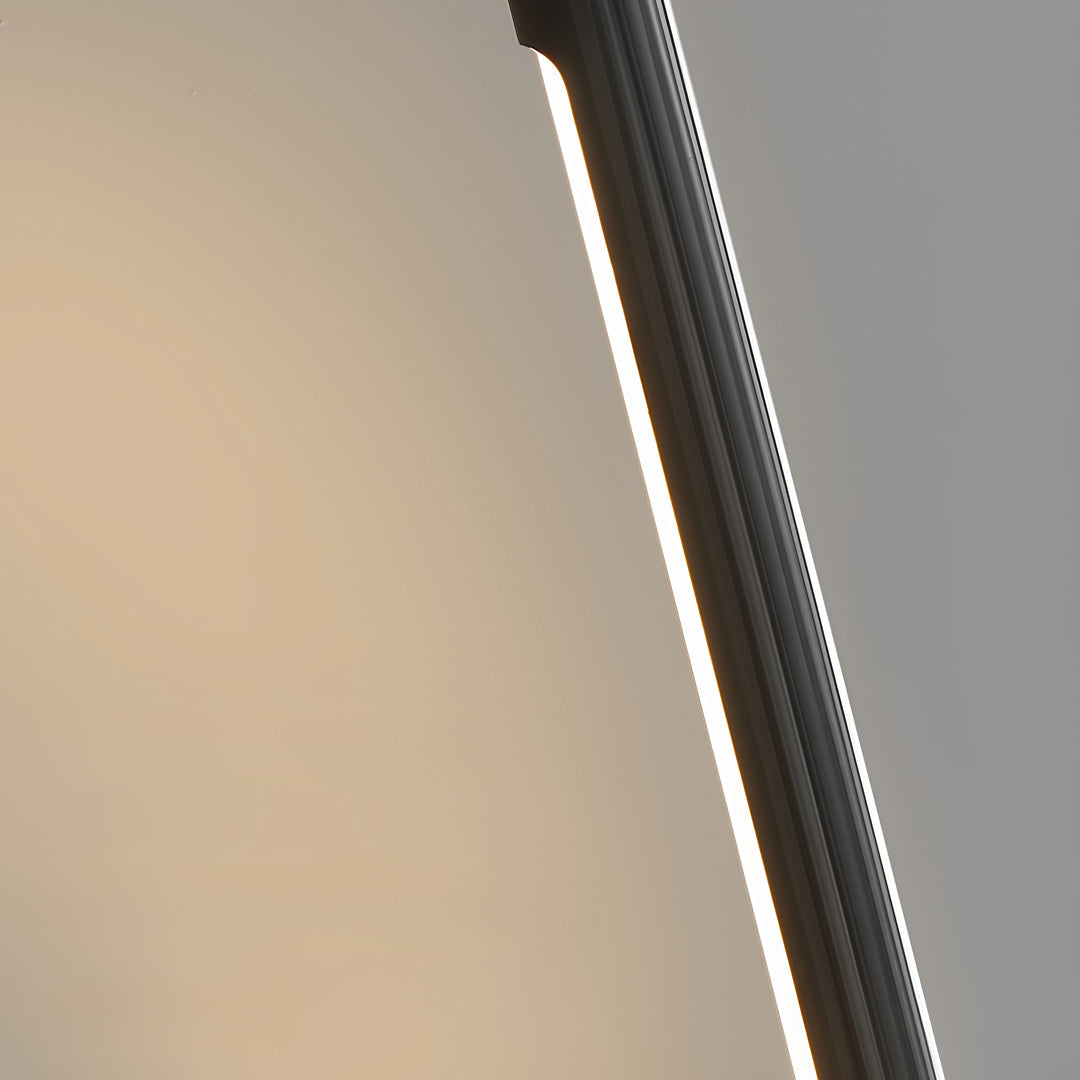 Samtida Linjär Vägglampa Minimalistisk Solid Kopparbelysning