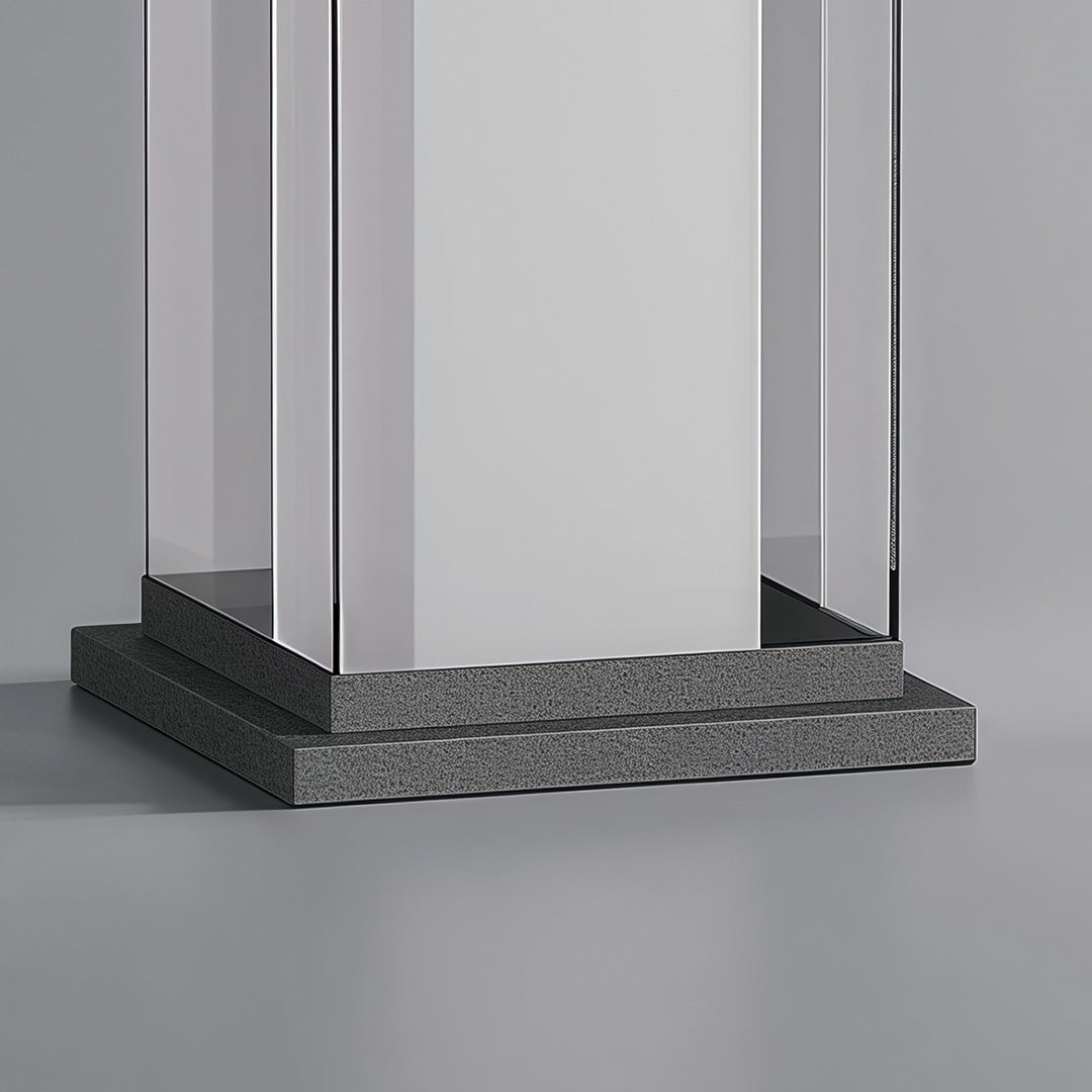 Kvadratisk Bollard Lampa Utomhus LED Landskapsbelysning