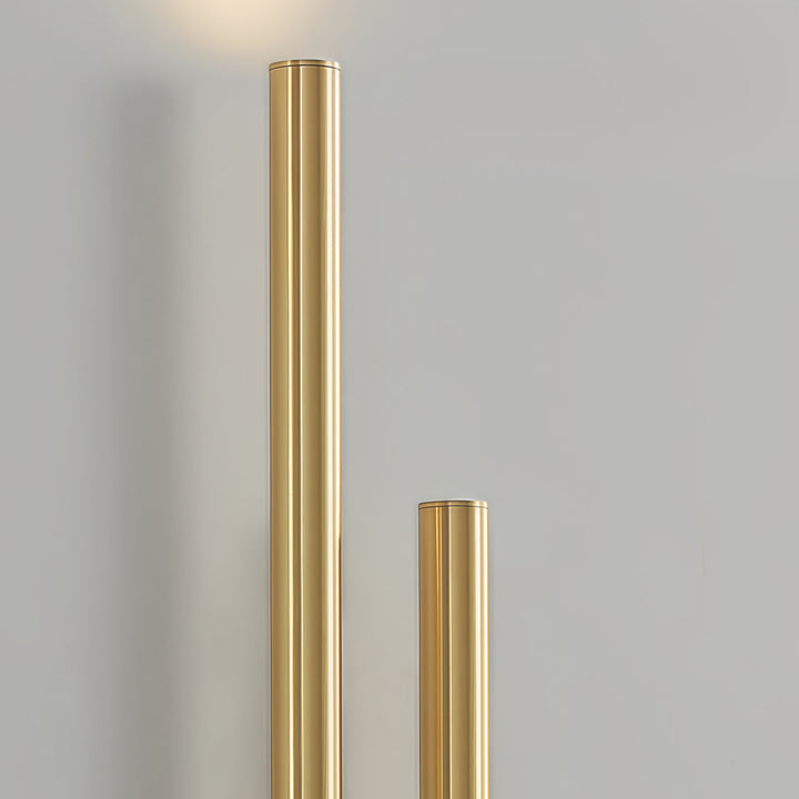 Modern Linjär Vägglampa Lyx H65 Solid Koppar Ljus