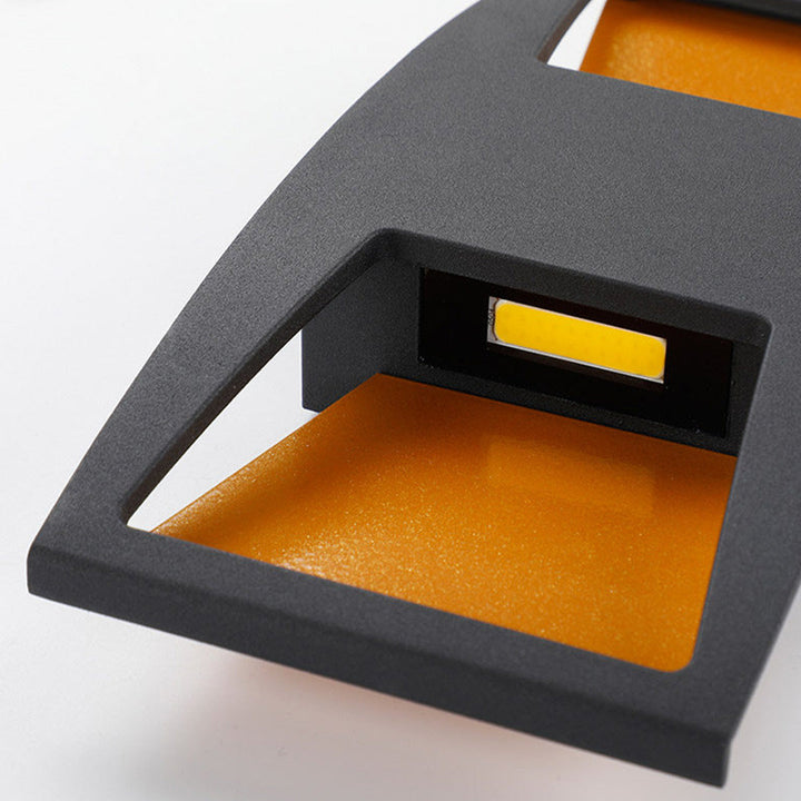 Vägglampa 4-vägs Modern Utomhus Vattentät Metallampa