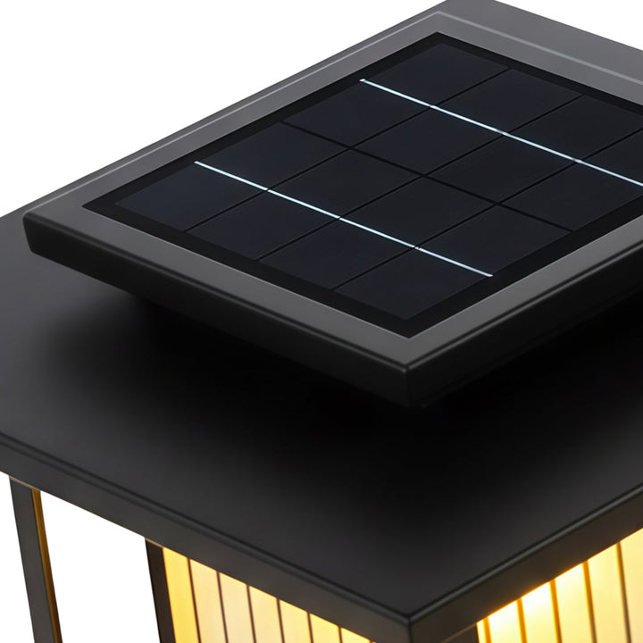 Uppfartssäule Solarlampor Modern Utomhus Portbelysning