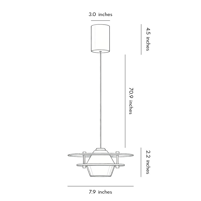 Art Deco Pendellampor Italiensk Justerbar Taklampa