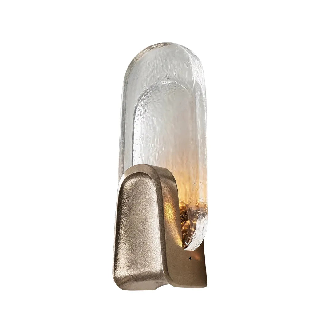 Art Deco Vägglampa Belysning Lyxig Texturerad Glasljus