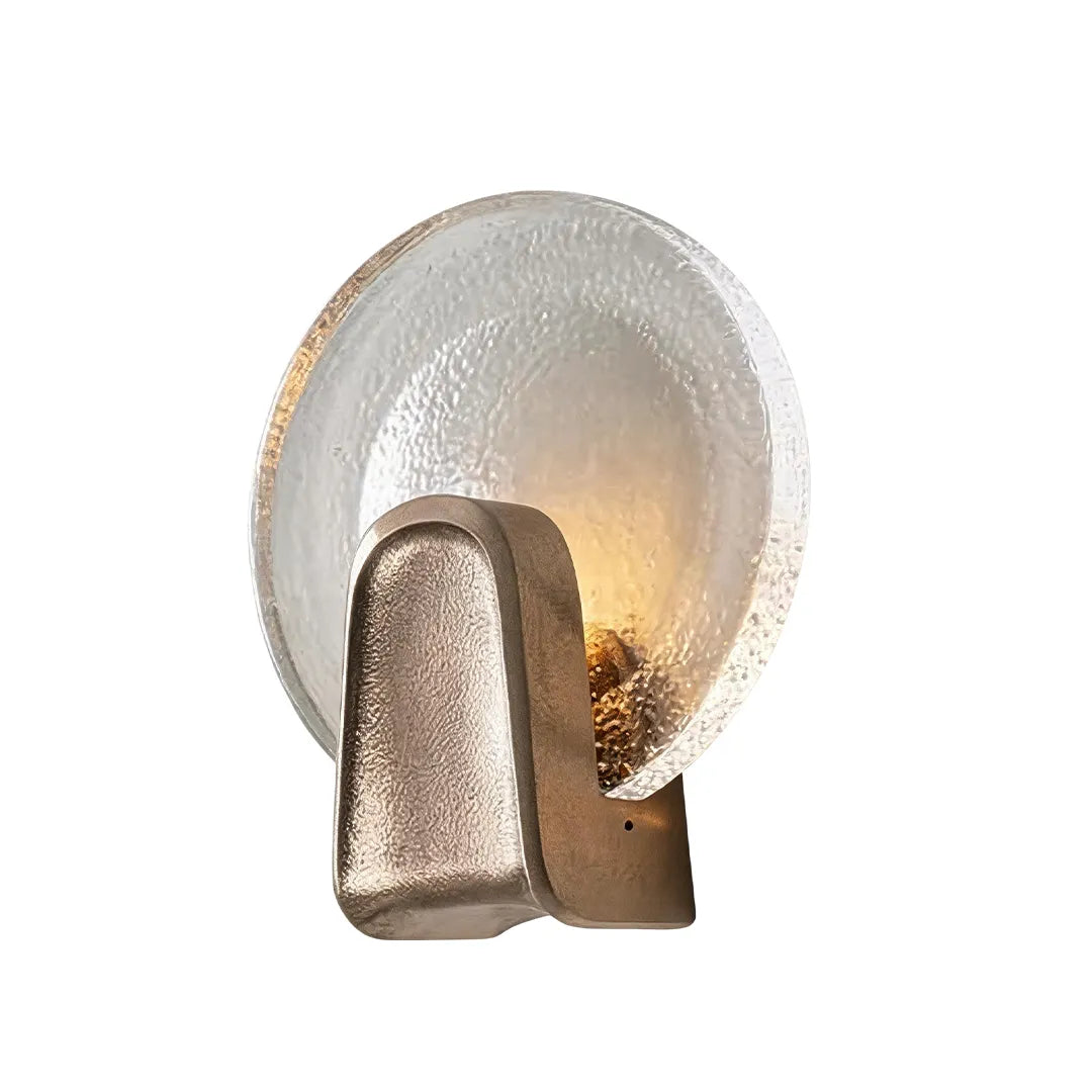 Art Deco Vägglampa Belysning Lyxig Texturerad Glasljus