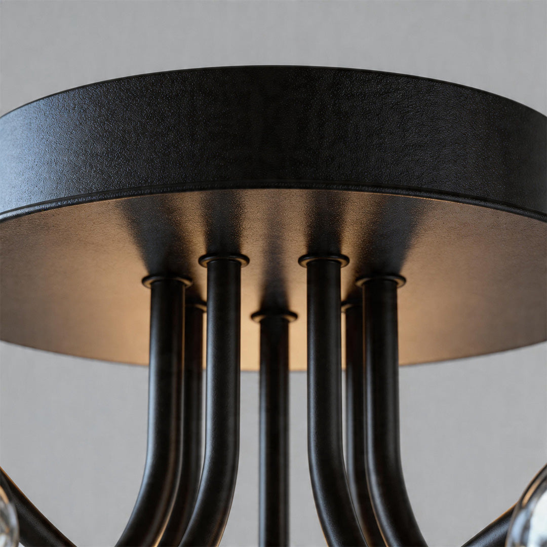 Glas Flush Mount Belysning Modern Kreativ LED Taklampa