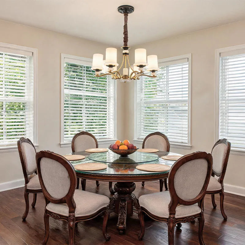 Brons Kandelaber Amerikansk Vintage Taklampa