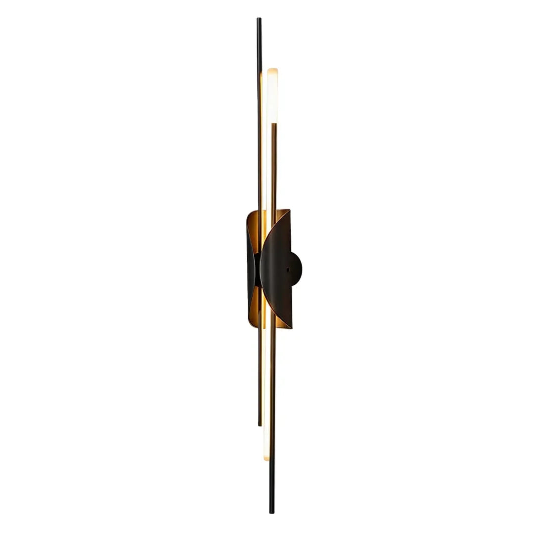 Brass Vägglampa Modern Linjär Skulptural Belysning