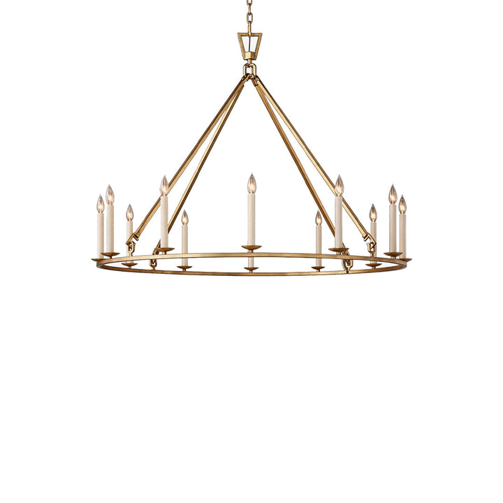 Kronljus Chandelier Amerikansk Retro Stil Metall Taklampa