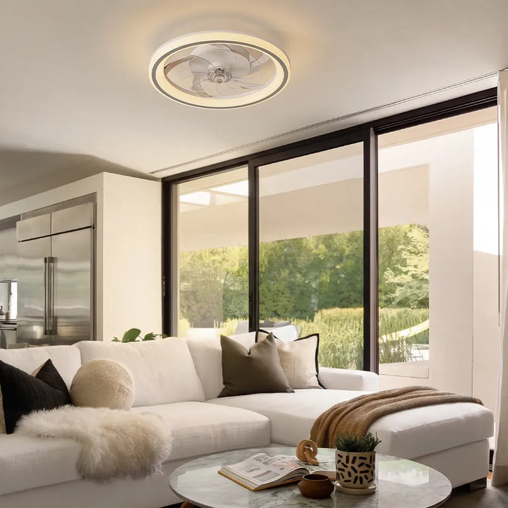Takfläktar med Ljuskällor Modern LED-belysning