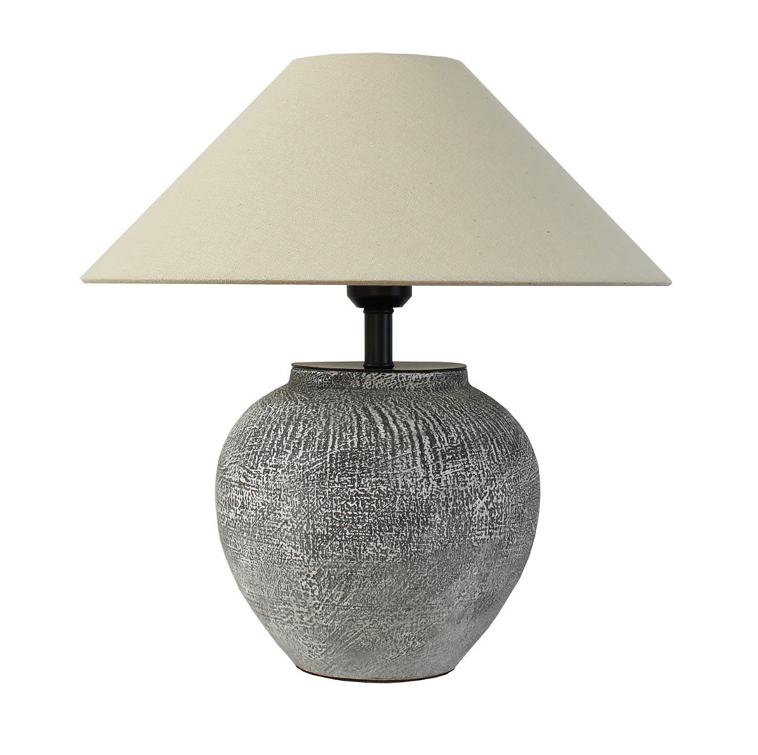 Keramisk Bordslampa Wabi-Sabi Sängbord Dekorativ Lampa