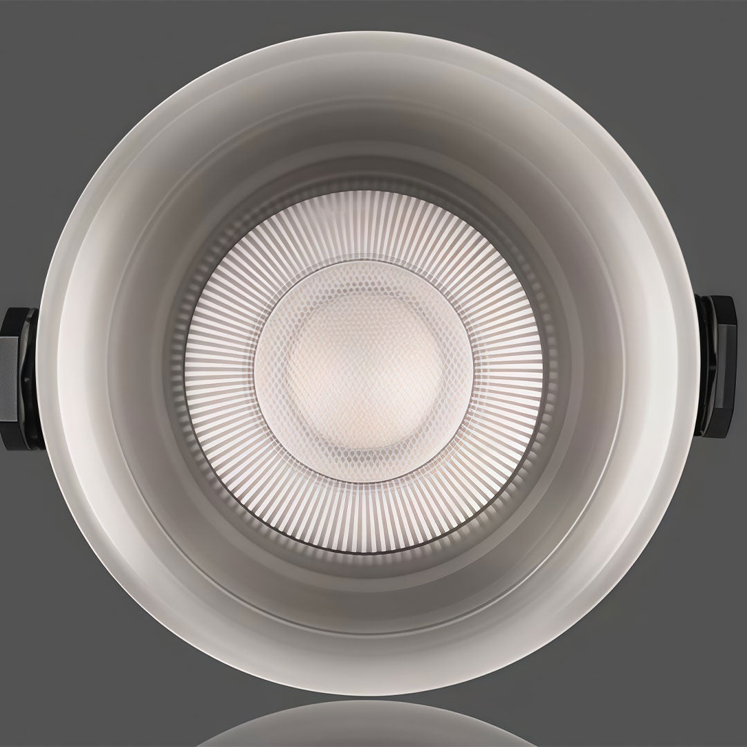 2 ST Infälld Takspotlight Ramfri Silver Bländfri Ljus