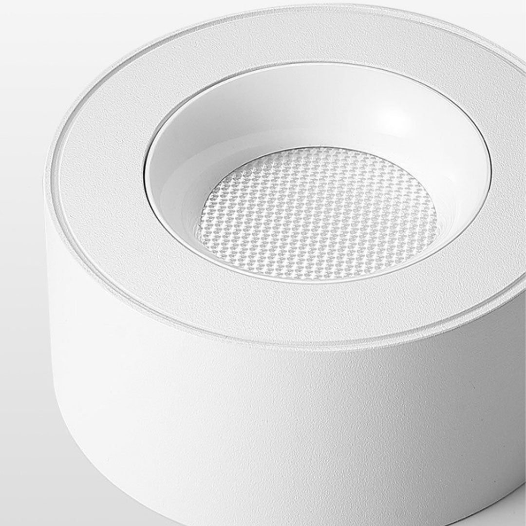 2 ST Ytmonterade Spotlights Ultra-Tunna Runda Moderna LED-lampor