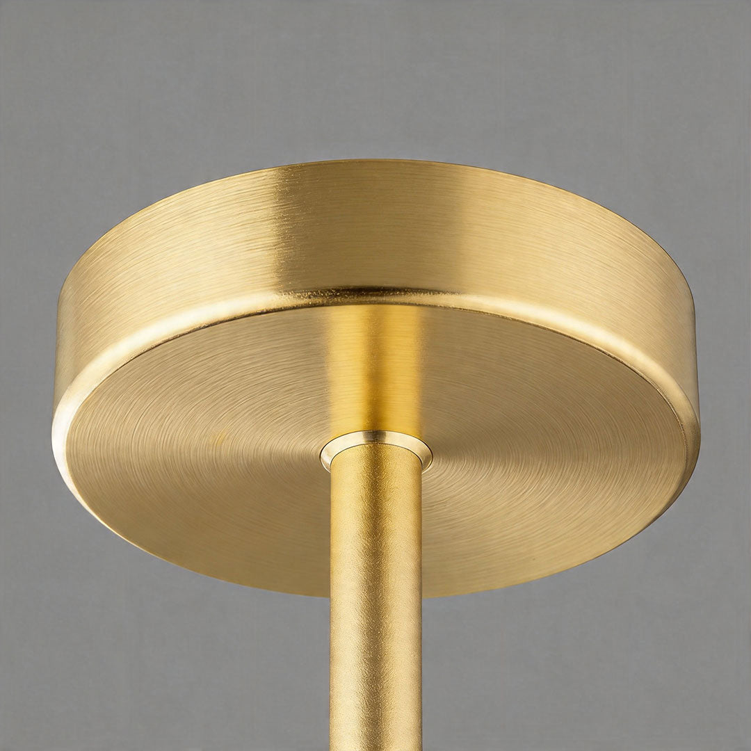 Färgad Glas Kandelaber Modern Kreativ Vintage Taklampa