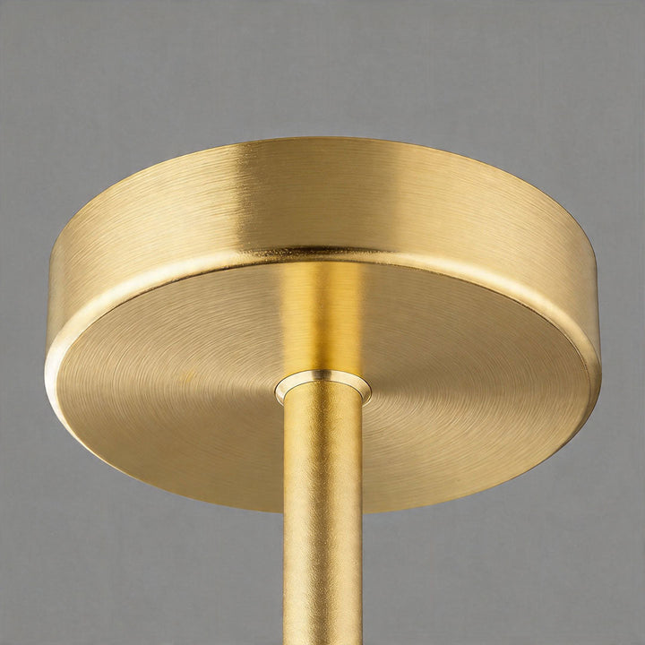 Färgad Glas Kandelaber Modern Kreativ Vintage Taklampa