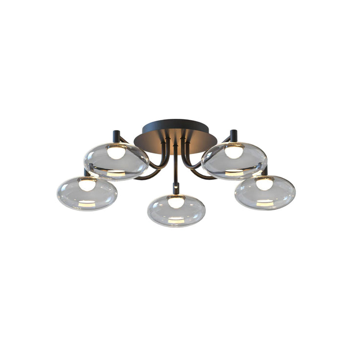 Glas Flush Mount Belysning Modern Kreativ LED Taklampa