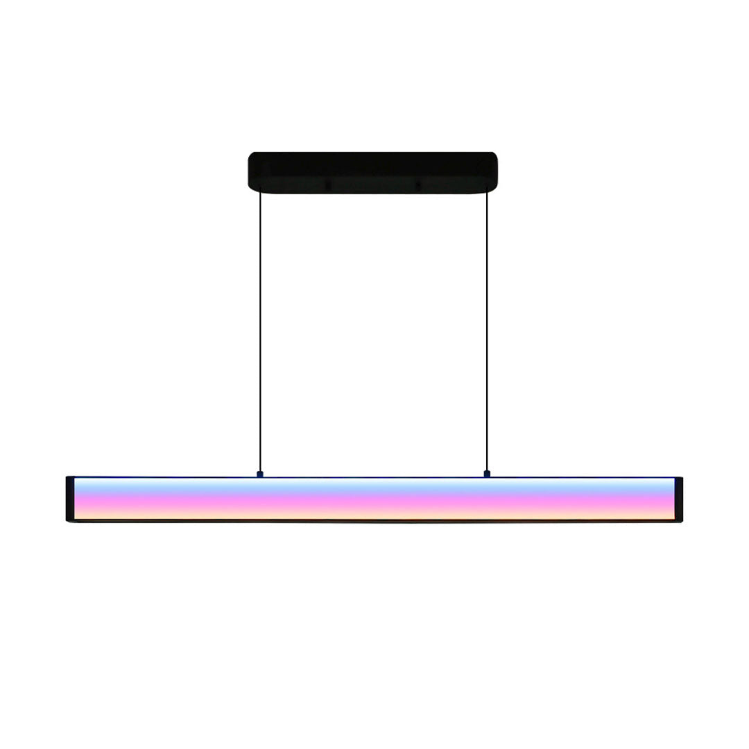 Samtida Linjära Kandelabrar Lyxig RGB Taklampa