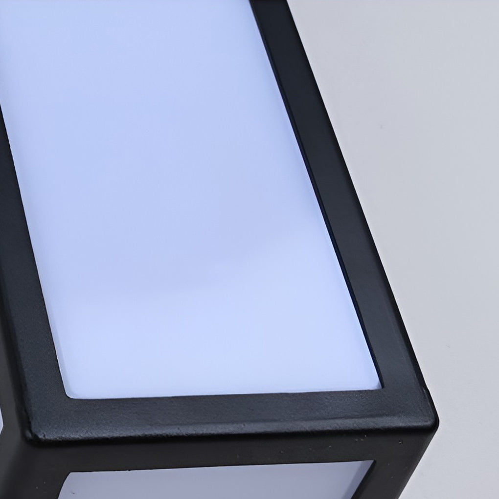 [Open-Box]Samtida Utomhus Vägglampa Svart LED Vattentät Lampa