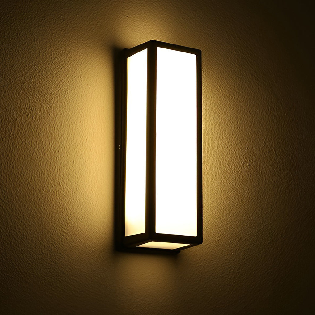 [Open-Box]Samtida Utomhus Vägglampa Svart LED Vattentät Lampa