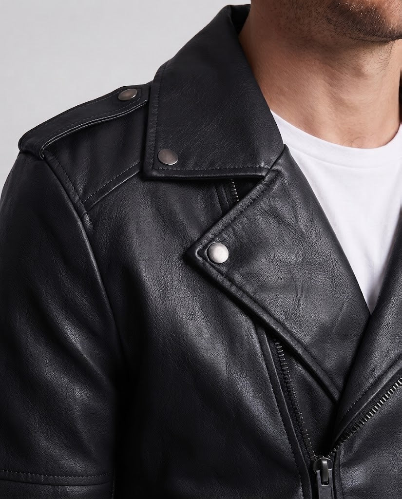 Herr Fashion Biker Jacka