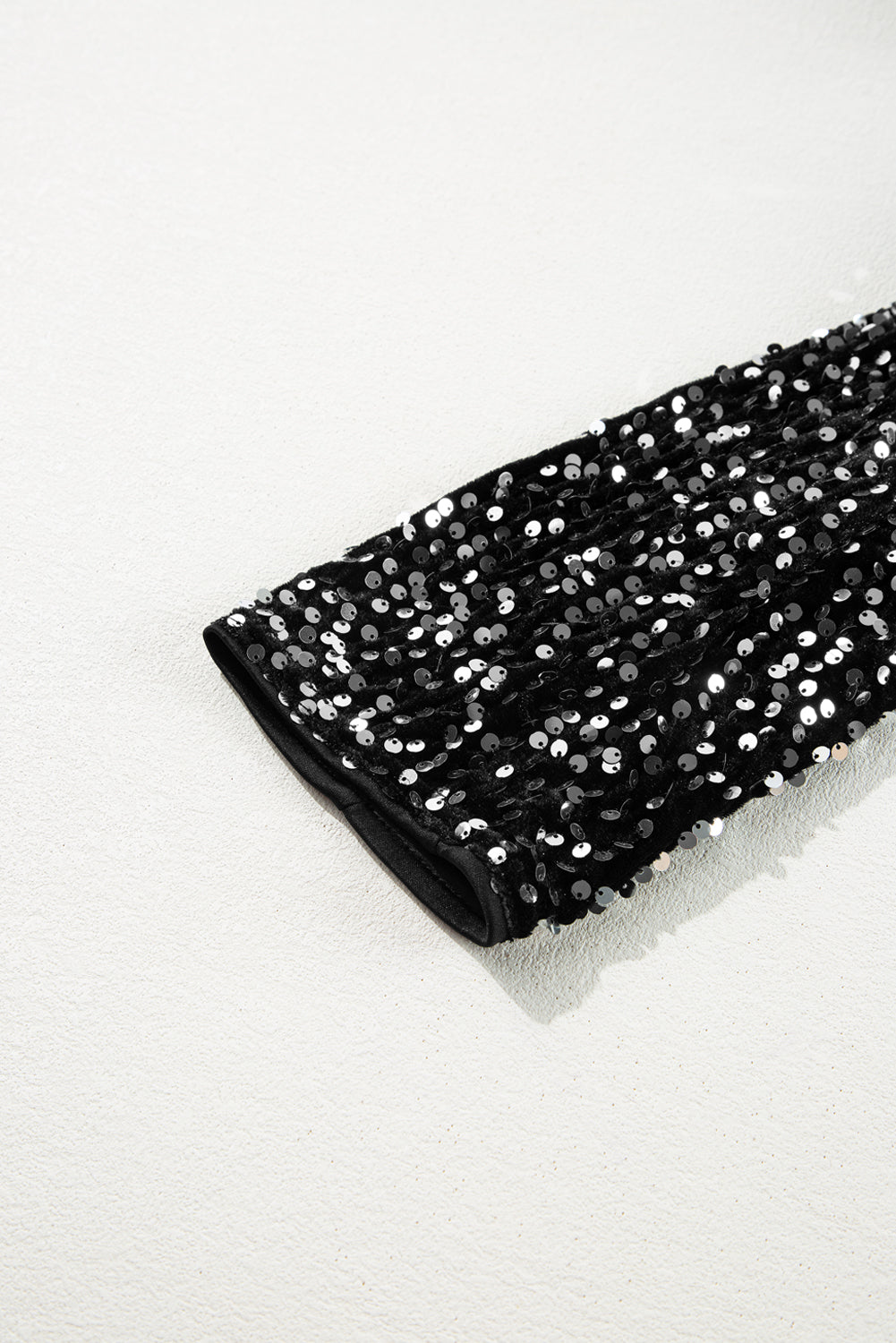 | Jacka Med Sequins Och Open Front