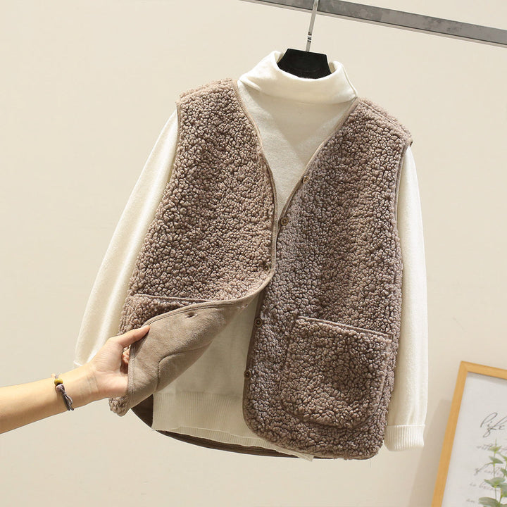 Klassisk Lambswool Väst