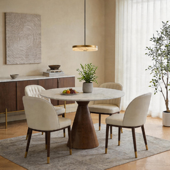 Disc Pendellampa Modern Lyx Marmor Enkel Taklampa