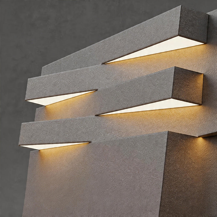 Grindstolpe Solpelarlampa Modern Utomhus Landskapsbelysning