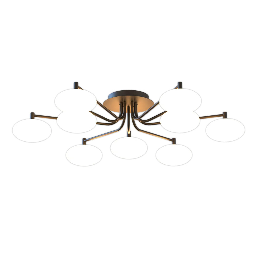 Glas Flush Mount Belysning Modern Kreativ LED Taklampa