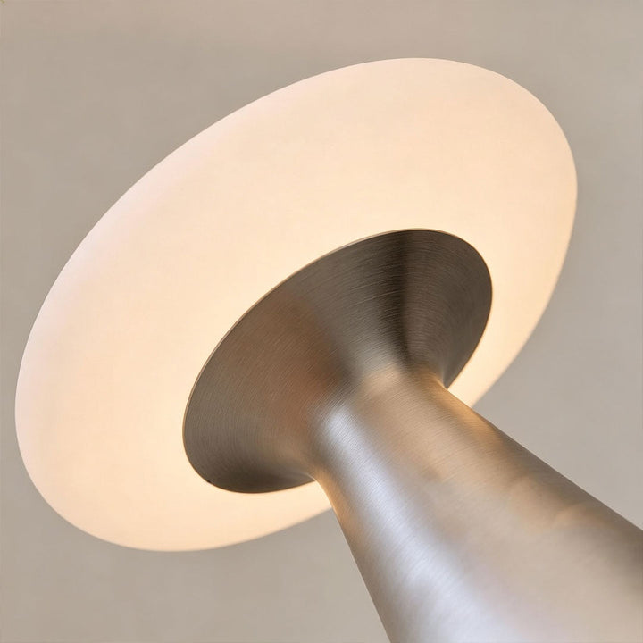 Glas Svamp Bordslampa Vintage Ambient Lampa för Läsning