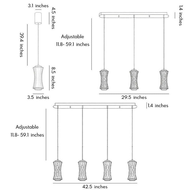 Glaspendellampor Moderna Lyx Taklampa